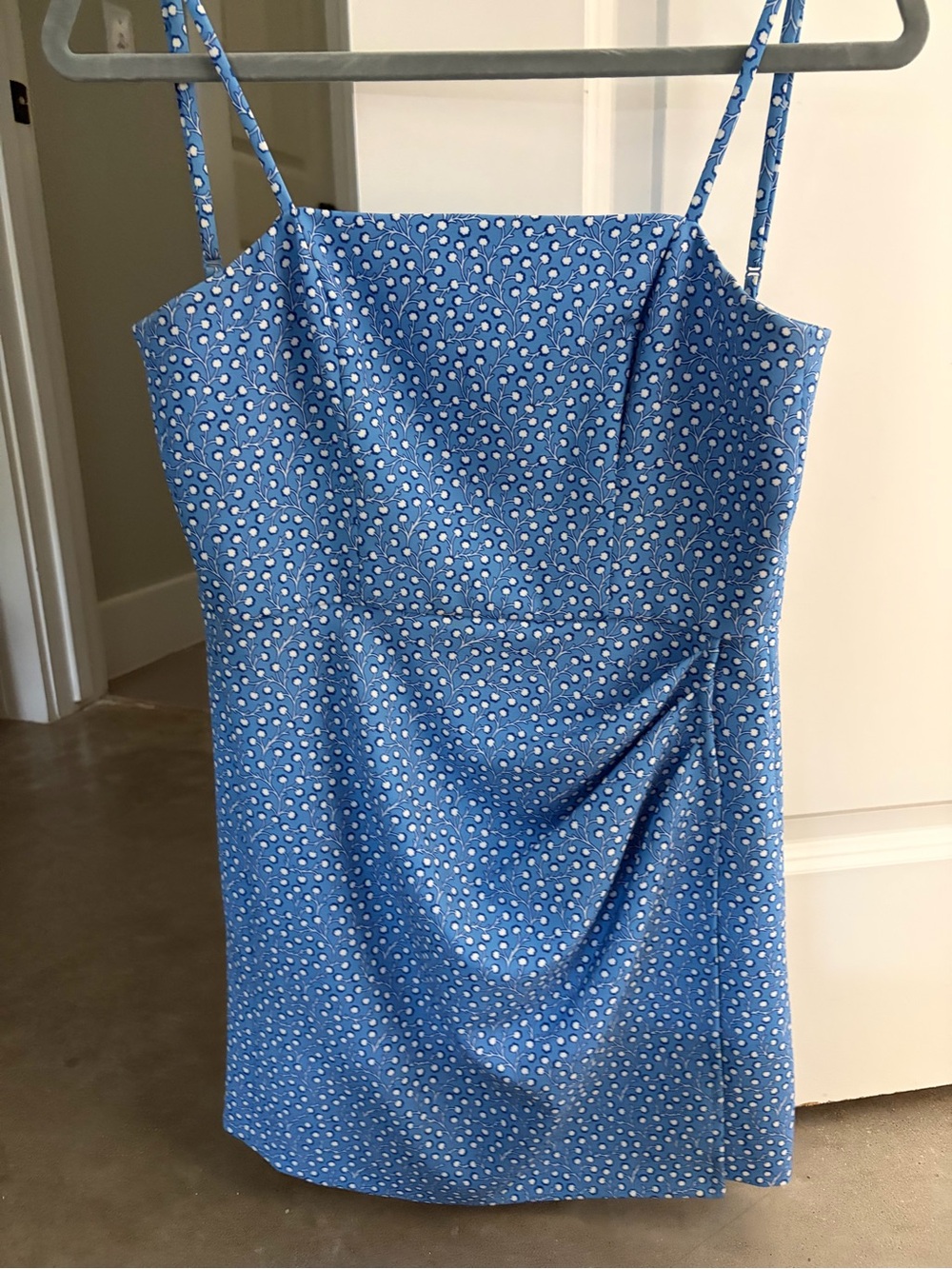 French Connection Blue Floral Mini Dress